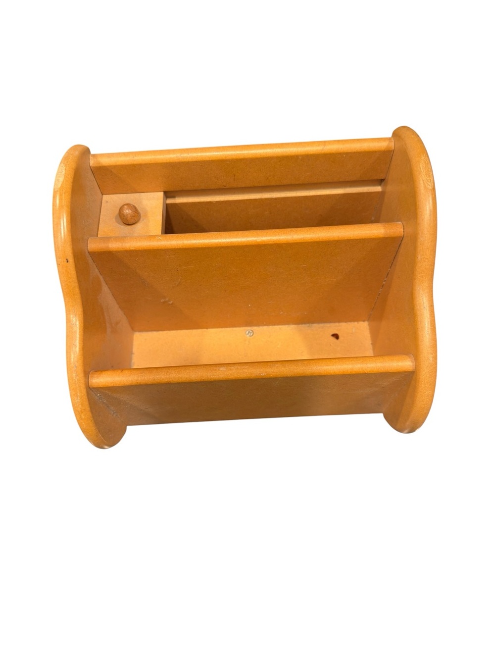 Cottagecore Wooden Desk Organizer in Honey Oak -‎ Home Storage & Organization